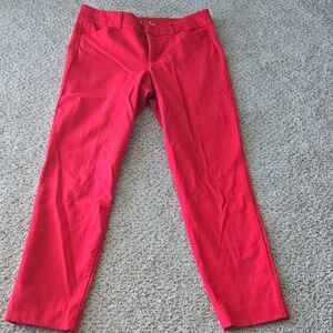Old Navy Bright Red Pixie Pants